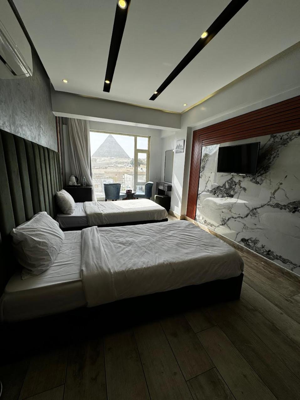 Hotel Cleopatra Pyramids View Kafrat al Jabal Luaran gambar